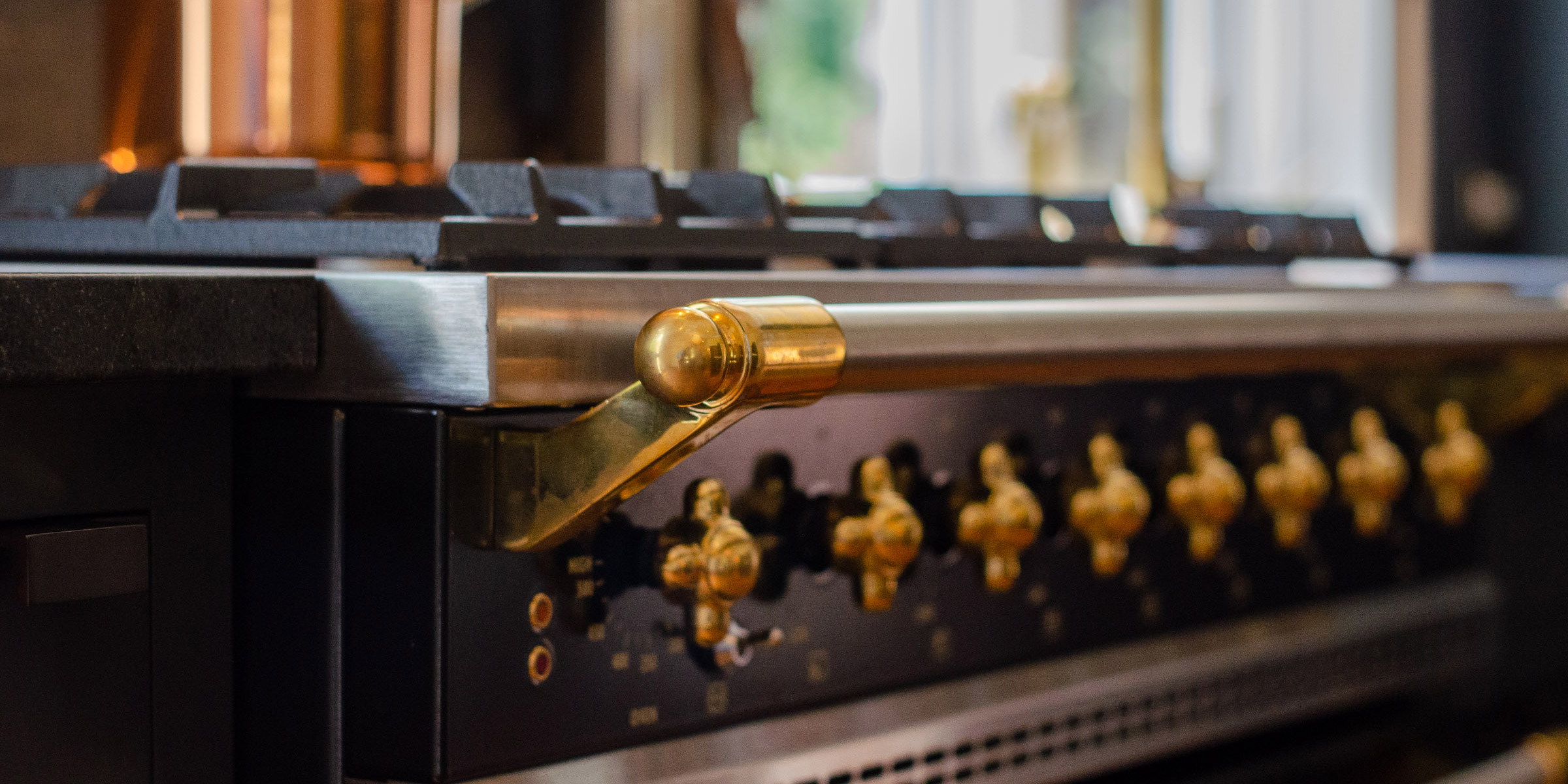 Interior of remodeled kitchen.