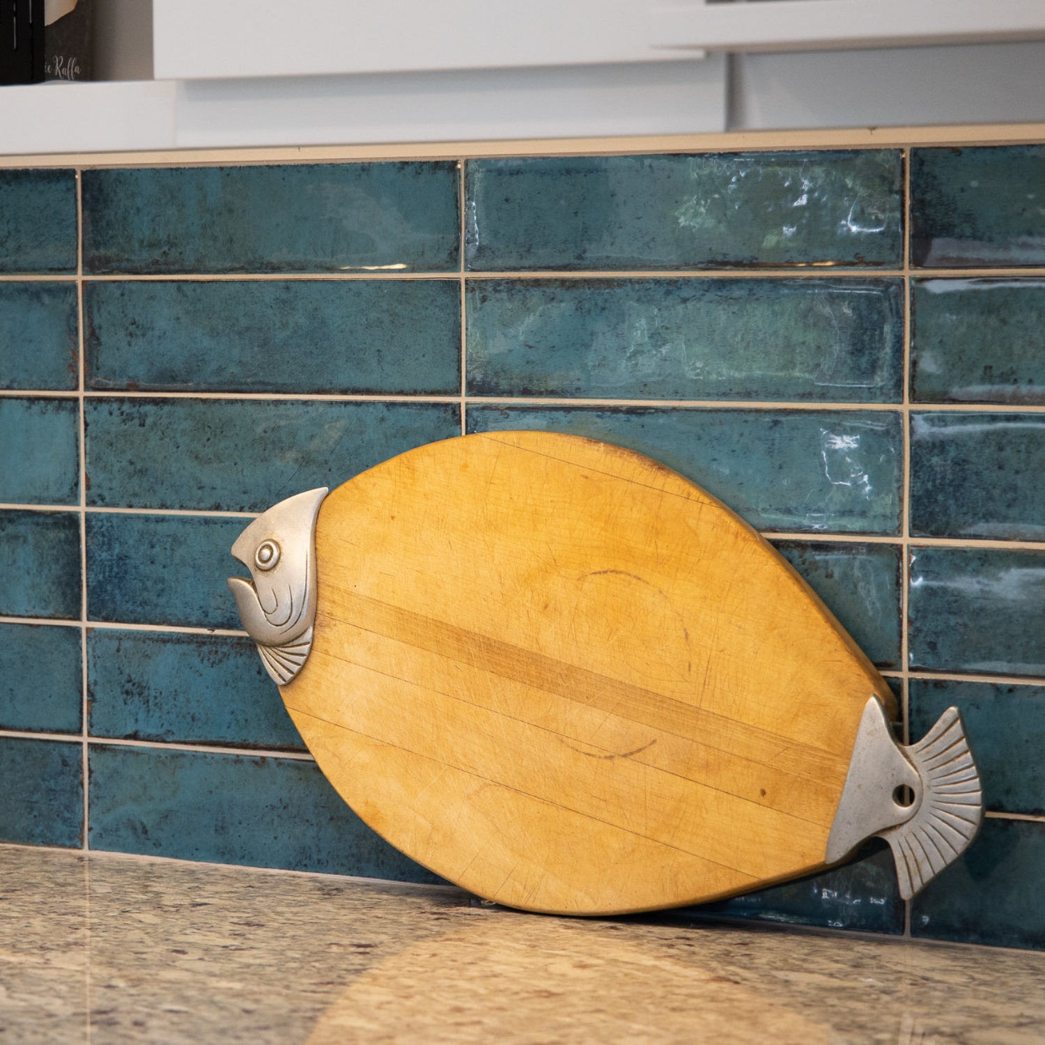 Interior of remodeled kitchen.