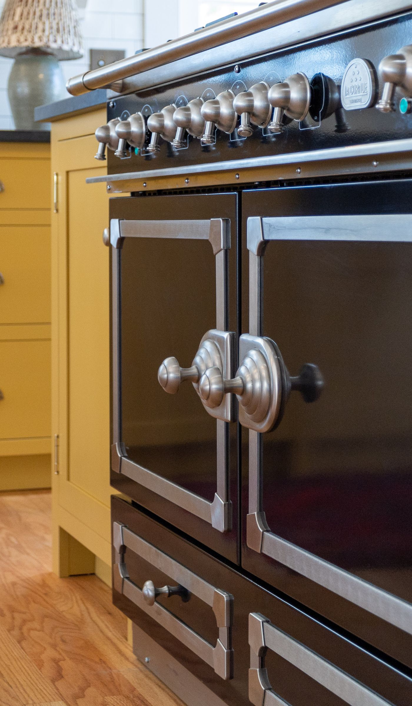 Interior of remodeled kitchen.