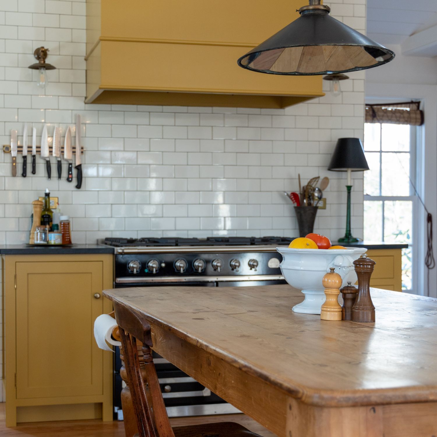 Interior of remodeled kitchen.